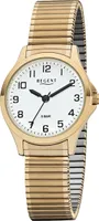 Regent Metall Damen Uhr 2243489 Analog Armband-Uhr gold Zugarmband D2UR2243489