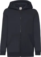 Fruit of the Loom - "Classic" Hoodie mit durchgehendem Reißverschluss für Kinder RW9652 (164-170) (Marineblau)