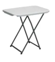 Tisch klappbar weiß 75x50x(56-73) cm