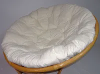 Rattani - Polster, Kissen, Auflage, Ersatzpolster für Rattan Papasansessel, Stoff Nuevo Loneta, D 120 cm,  EU