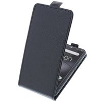 foto-kontor Tasche kompatibel mit Gigaset GS4 / GS4 Senior Smartphone Flipstyle Schutz Hülle schwarz
