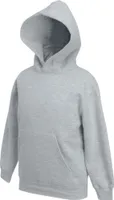 F421K - Fruit of the Loom Kids´ Premium Hooded Sweat Heather Grey    128