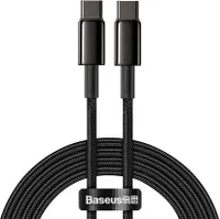Baseus Cable Quick Charge Nabíjecí kabel Datový kabel USB typu C - USB Type C Power Delivery Quick Charge 100 W 5 A 2 m černý (CATWJ-A01)