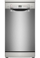 Bosch SPS2HKI42E Serie 2 Standgeschirrspüler, 45 cm breit, 10 Maßgedecke, Silence on demand, Extra Trocknen, Silver Inox