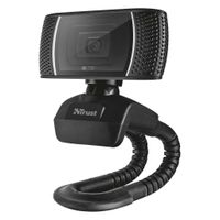 Trust Trino HD Video Webcam - 8 MP - 720p - USB - černá - klip