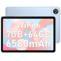 Blackview Tablet 10 Zoll, Tab 8 WiFi Tablet Android 12, WiFi 6 2.4G/5G WLAN Tablety PC, 7GB(4GB+3GB)RAM+64GB ROM(TF 1TB), 6580mAh Akku, 13MP+8MP Kamera/GMS Certified/BT5.0/OTG/Dual-Lautsprecher/Type-C