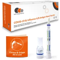 self-diagnostics COVID19 & Influenza A/B Antigen Test -  5er Pack im innovativen Pen Format -  Device ID: 3106