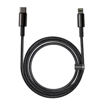Baseus Kabel USB typu C - Lightning Fast Charging Power Delivery 20 W 2 m černý (CATLWJ-A01)