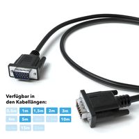 5m VGA Kabel | für PC TFT LCD CRT  HD Monitor TV Beamer Bildschirm | fünf Meter