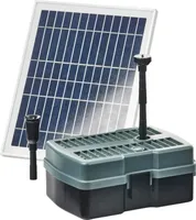 Heissner Solární podvodní filtrační souprava s čerpadlem pro vodní hrátky - 600L/h - 5W UVC