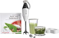 ESGE-Zauberstab M 160 G Gourmet, Stabmixer weiß, mit Zubehör, bis 15.000 U/Min, 90610