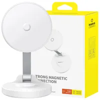 Magnetyczny uchwyt na telefon Baseus MagPro samoprzylepny (biały)