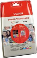 Canon CLI-551XL Photo Value Pack C/M/Y/BK PP-201 10x15 cm 50 Bl.