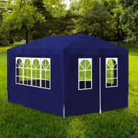 párty stan vidaXL 3x4 m modrý