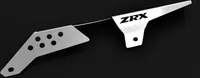 Ochranný kryt reťaze kompatibilný s Kawasaki ZRX 1100 BJ 1997-01 Logo silver