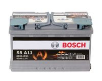 BOSCH Autobatterie, Starterbatterie 12V 80Ah 800A 4.55L