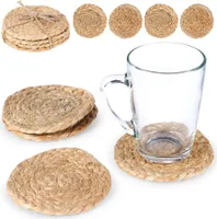 Becheruntersetzer Tassenuntersetzer Untersetzer Tassenunterlagen naturbelassen 4er-Set 10 cm