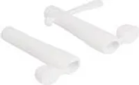 Kryt proti prachu Delock pro konektor USB Type-C™ a konektor Apple Lightning™ sada 2 kusů bílá (64205)