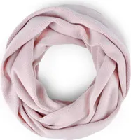 Damen Loopschal Strickschal Schlauchschal Schal Feinstrick einfarbig Neverless® rosa