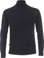 REDMOND Casual Herren Pullover Langarm Rollkragen Regular-Fit Marine 4XL