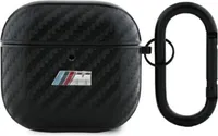Bmw Bma4Cmpuca Airpods 4 Cover Czarny/Black Pu Carbon M Collection