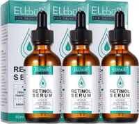 Retinol Serum mit Vitamin E Anti Falten Anti-Aging Gesichtsserum Bio Vegan 3x 60ml