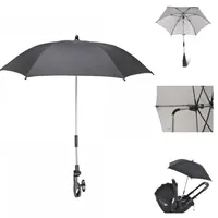 Bestseller-Baby-Kinderwagen-Sonnenschirm, Universal-Regenschirm mit Klemme,  verstellbarer UV-Schutz-Kinderwagen-Sonnenschutz, wasserdichter Regenschirm  für Trolley, Fahrrad
