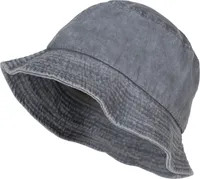 styleBREAKER Uni Fischerhut Einfarbig in Vintage Washed Optik, Bucket Hat, Stoff Sonnenhut Unifarben 04025045