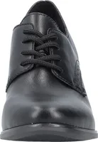 Rieker Damen Pumps Schnürpumps Blockabsatz Trotteur 50100, Größe:41 EU, Farbe:Schwarz