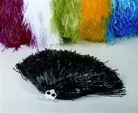 Tanzwedel 50g  doppelring Griff Karneval Fasching, Farbe:blau