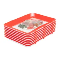 Food Preservation Tray Lebensmittel 8 Stücke Frischhaltebox Vakuumversiegelung Stapelbar Lebensmittelaufbewahrung Essenstablett