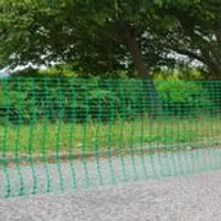 Bezpečnostná sieť / stavebný plot 50x1 meter zelená