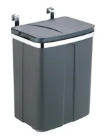 Mojawo Aschenbecher Einbau-Abfalleimer für die Küche Edelstahl 12L