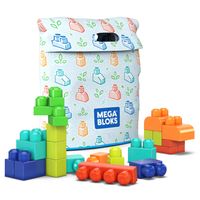 Mega Bloks Bausteinebeutel für Vorschulkinder mit Bausteinen aus pflanzlichen Rohstoffen