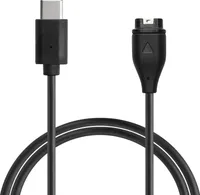 kwmobile USB C Ladekabel kompatibel mit Garmin Forerunner 55 - Kabel Charger - Smart Watch Typ C Ersatzkabel - Fitnesstracker Aufladekabel