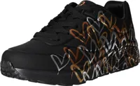 Skechers Kinder Low Sneaker JGOLDCROWN Schwarz Synthetik Größe: 39