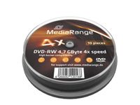 MediaRange MR450, 4,7 GB, DVD-RW, 10 Stück(e), 4x, Tortenschachtel