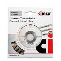 Cimco Diamant-Trennscheibe Beton Sandstein Durchmesser 115 208708
