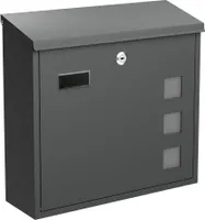 BASI - Briefkasten - BK 350M - Stahl matt anthrazit - 2170-0901