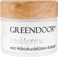 GREENDOOR Nachtcreme Hibiskusblütenextrakt