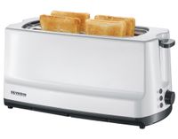 SEVERIN 4-Scheiben-Toaster AT 2234 weiß / schwarz