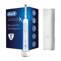 Oral B Genius X 20000N White Bluetooth Rotierende ZahnbÃ1/4rste, Timer, Ladestandsanzeige