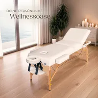 3 Zonen Massageliege Breite 70 cm, Polsterung 10 cm 218 x 102 x 90 cm