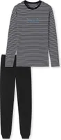 Schiesser Schler Jungen Schlafanzug lang schwarz 140  ST
