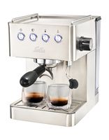 Solis Barista Gran Gusto 1014 Siebträgermaschine - Kaffeemaschine - Espressomaschine mit Dampf- und Heißwasserfunktion - Silber