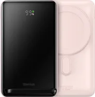 Baseus Magnetischer Powerbank mit MagSafe 10000mAh 20W, inkl. USB-C Kabel 60W, 0.5m - Rosa