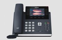 Yealink SIP-T46U, IP-Telefon, Grau, Kabelloses Mobilteil, 1000 Eintragungen, LCD, 10,9 cm (4.3 Zoll)