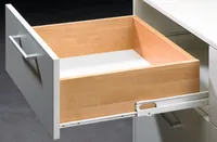 Rollenführung FR 6142 STA pulv.weiß L.500mm 50kg HETTICH