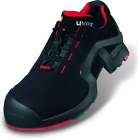 uvex 1 support Halbschuhe S3 schwarz, rot Weite 11 Gr. 52