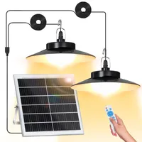 LED Solarleuchte Hängeleuchte Solarlampen für Außen Innen Bewegungsmelder LED Solar Pendelleuchte Solar Hängelampen für Pavillons Garage Lagerräume